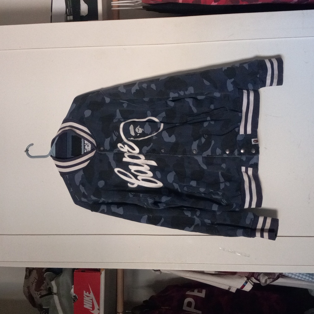 A bathing ape varsity jacket